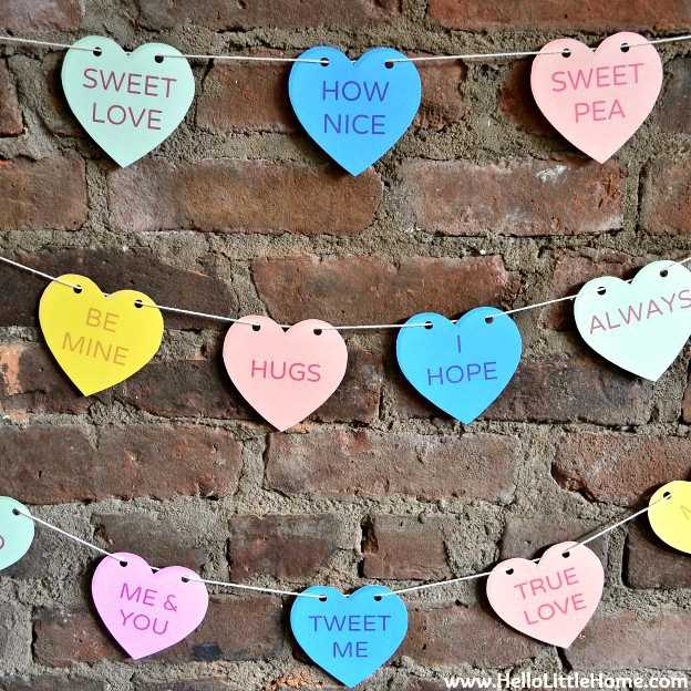 free printable valentines day hearts