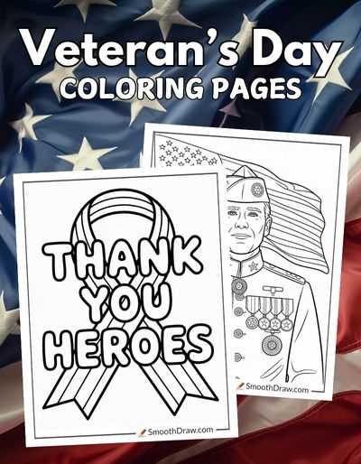 free printable veterans day coloring pages