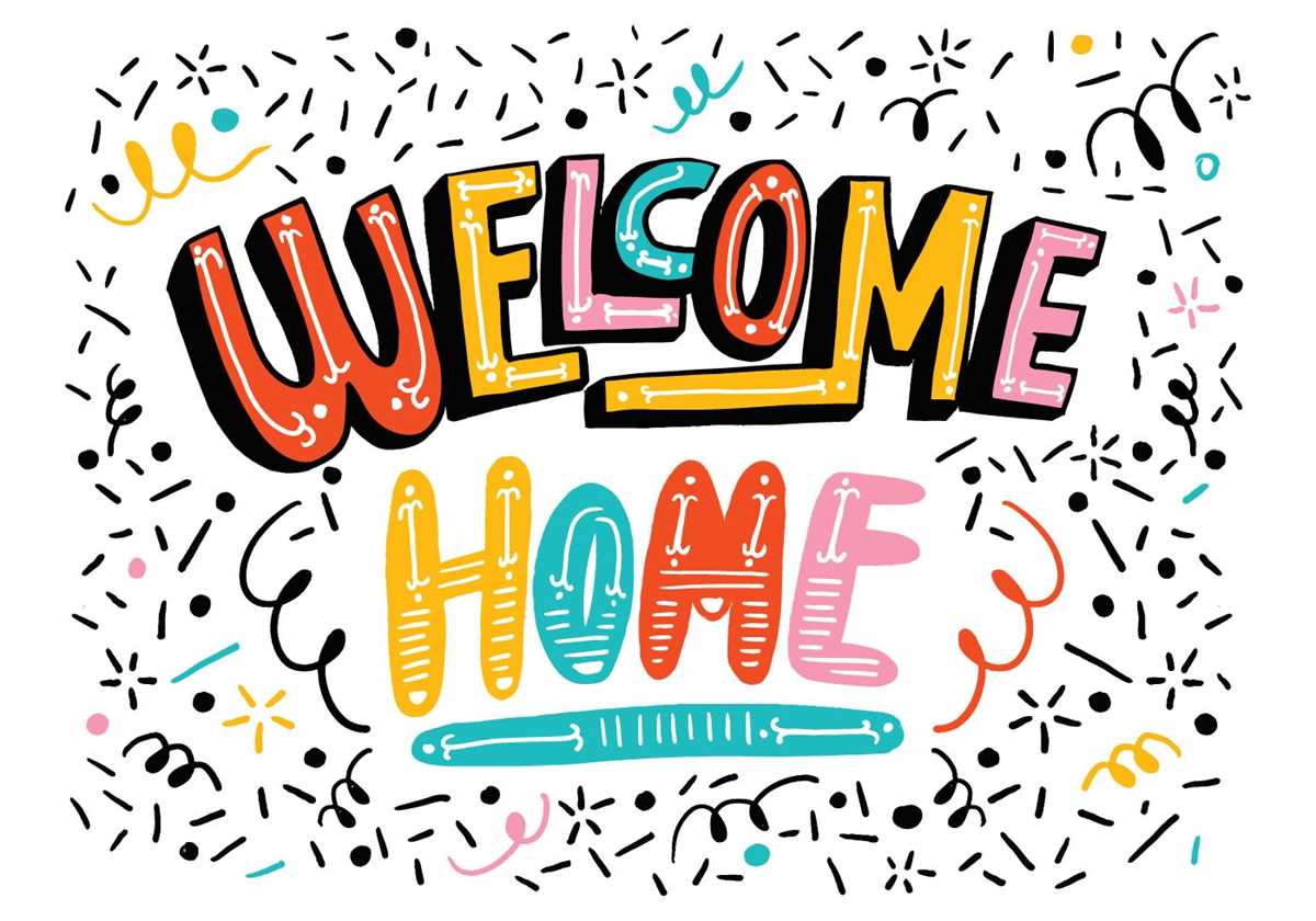 free printable welcome home sign