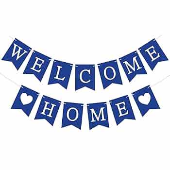 free printable welcome home sign