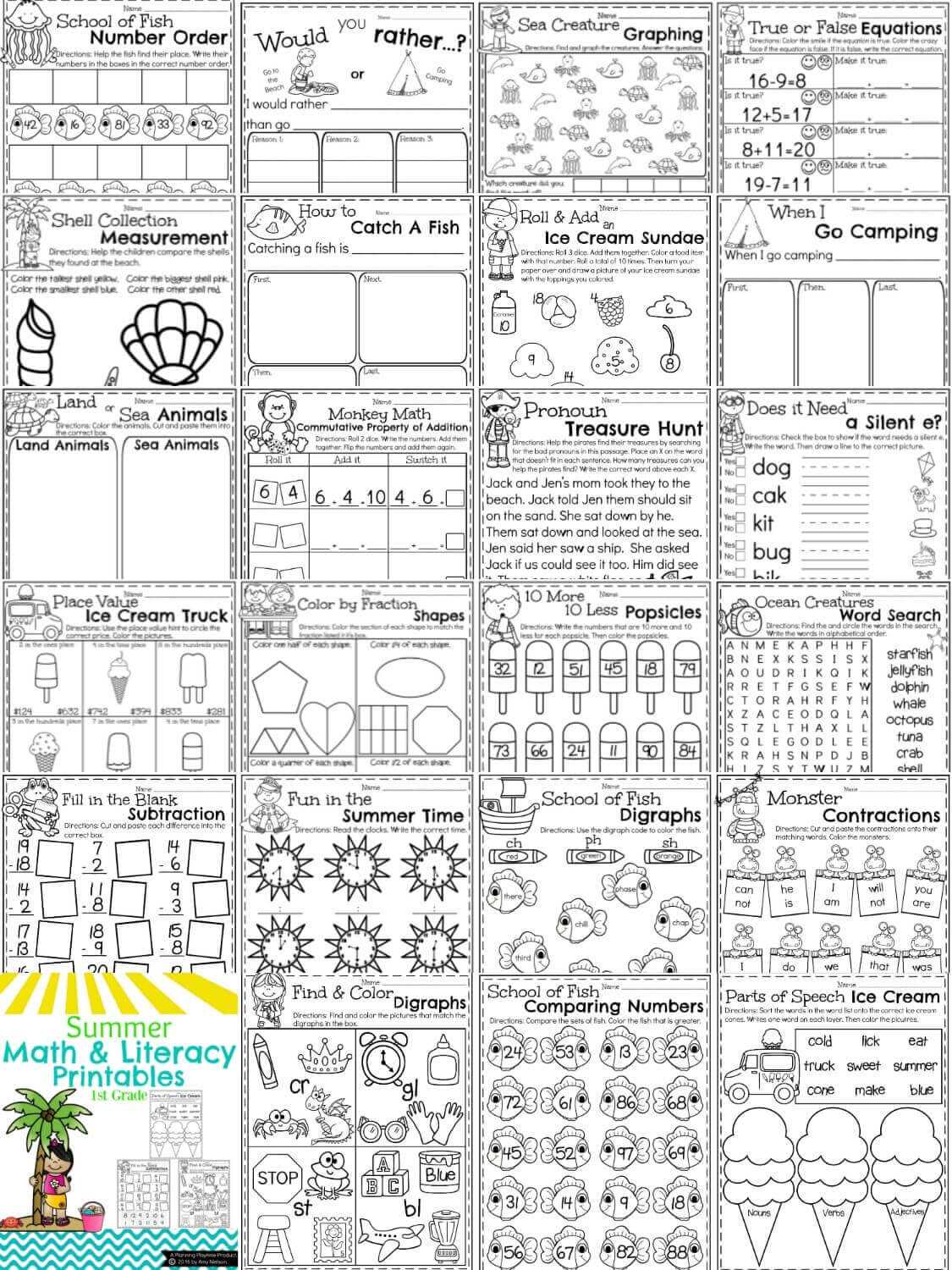 free printable worksheets for 1st grade free printable worksheets for 1st grade