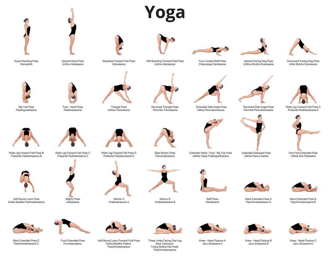 free printable yoga poses free printable yoga poses