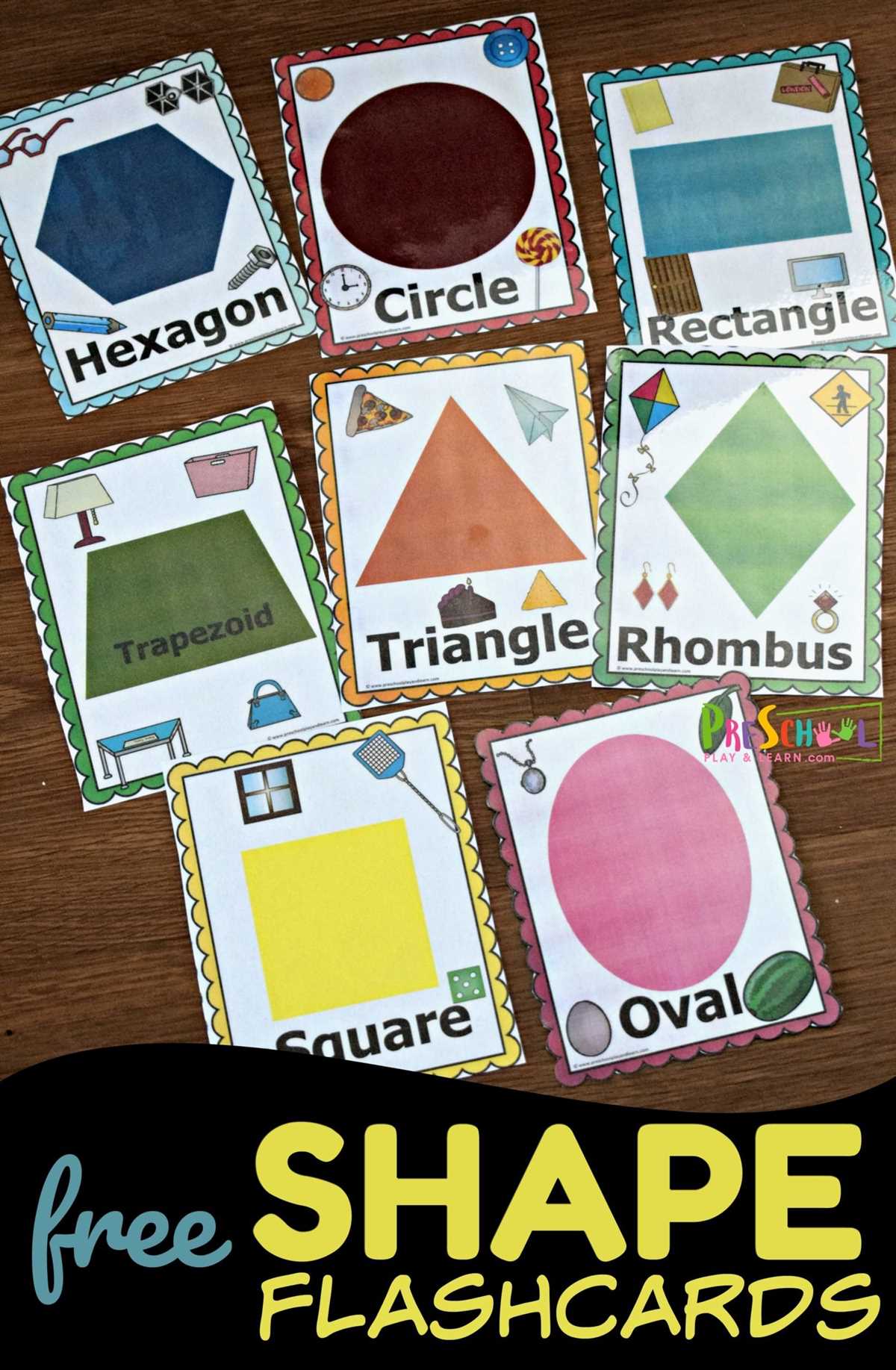 free printables shapes