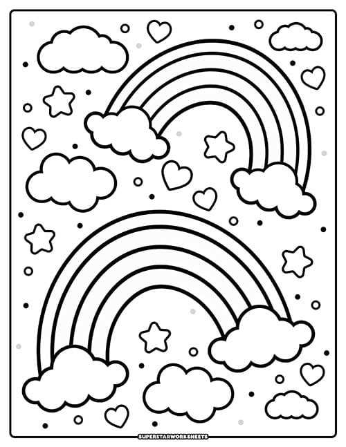 free rainbow printable free rainbow printable