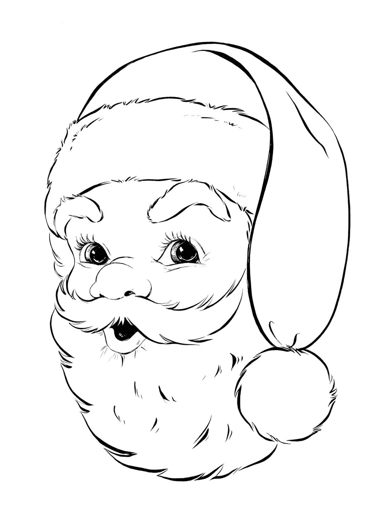 free santa printable coloring pages free santa printable coloring pages
