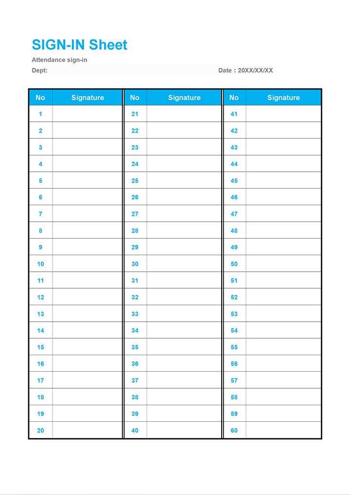 free sign up sheets printable free sign up sheets printable