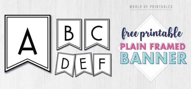 free printable alphabet banner free printable alphabet banner