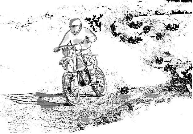 free printable coloring pages of dirt bikes