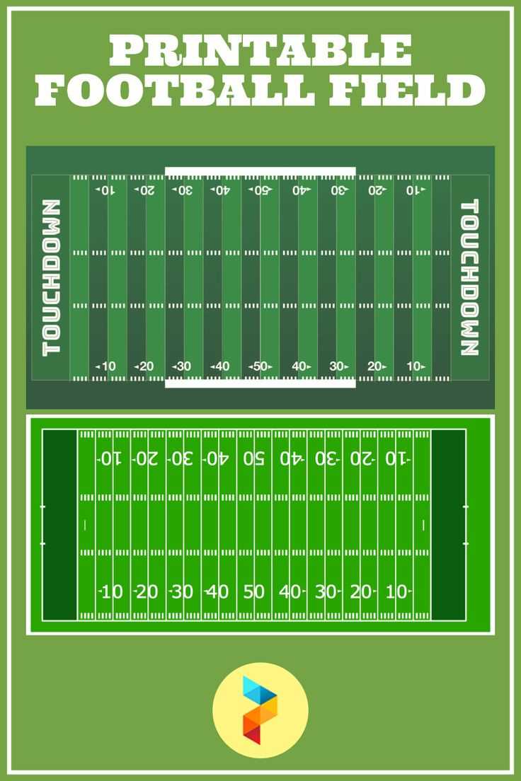 printable football field printable football field