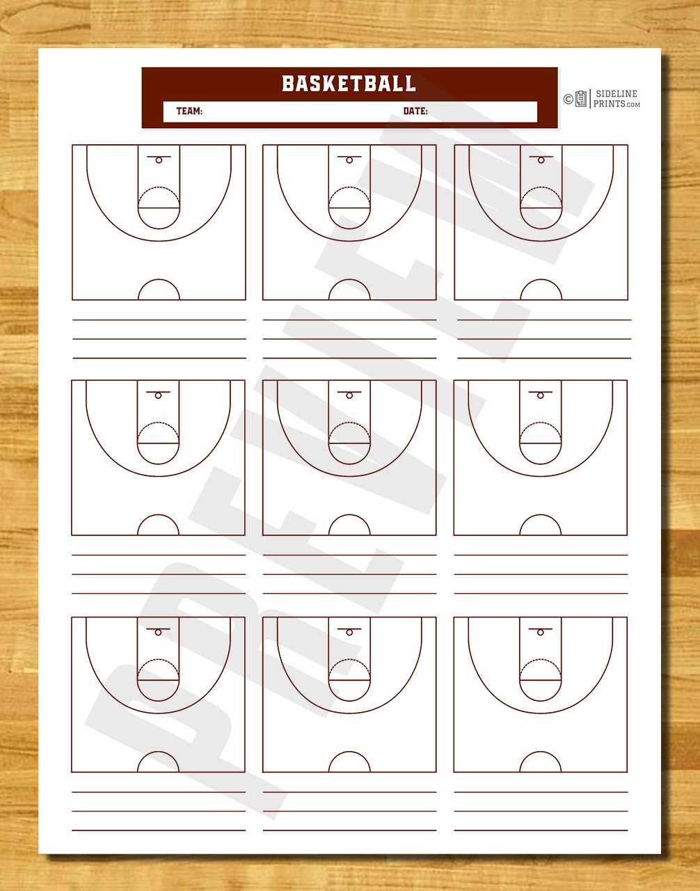 basketball half court printable basketball half court printable