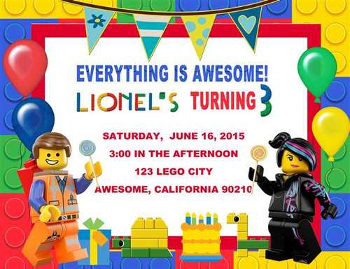 printable lego birthday card