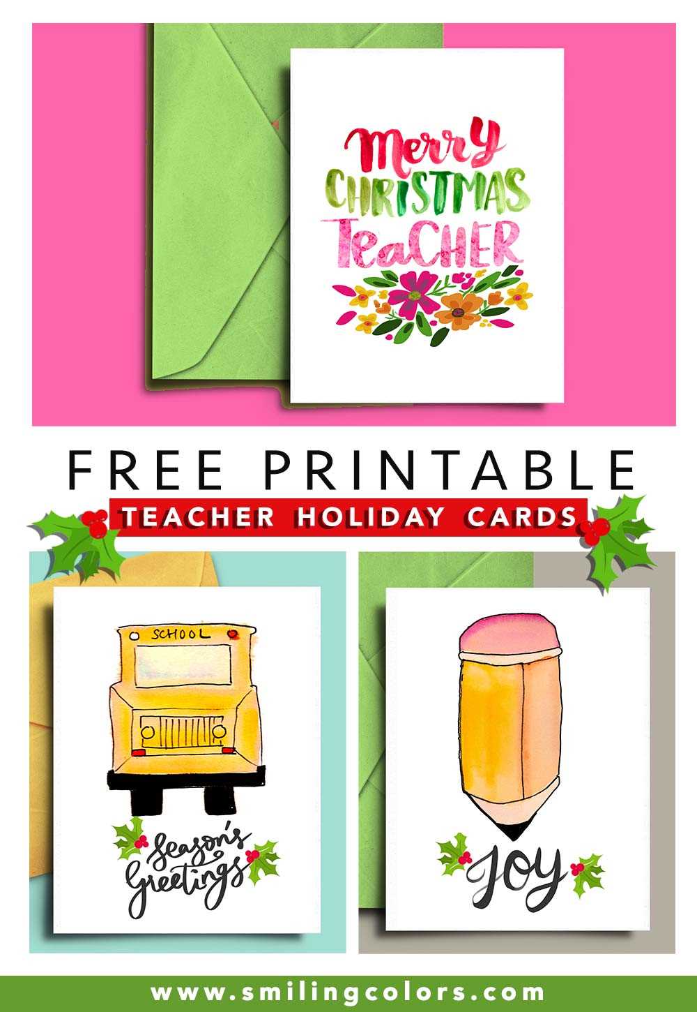 christmas cards free printable