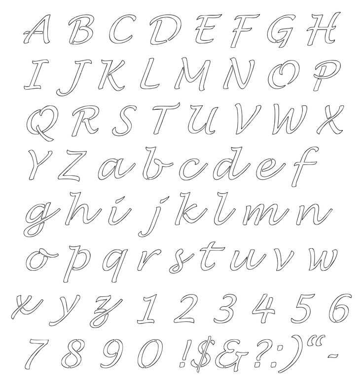 free printable fancy letter stencils free printable fancy letter stencils