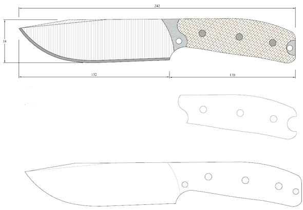 printable knife templates