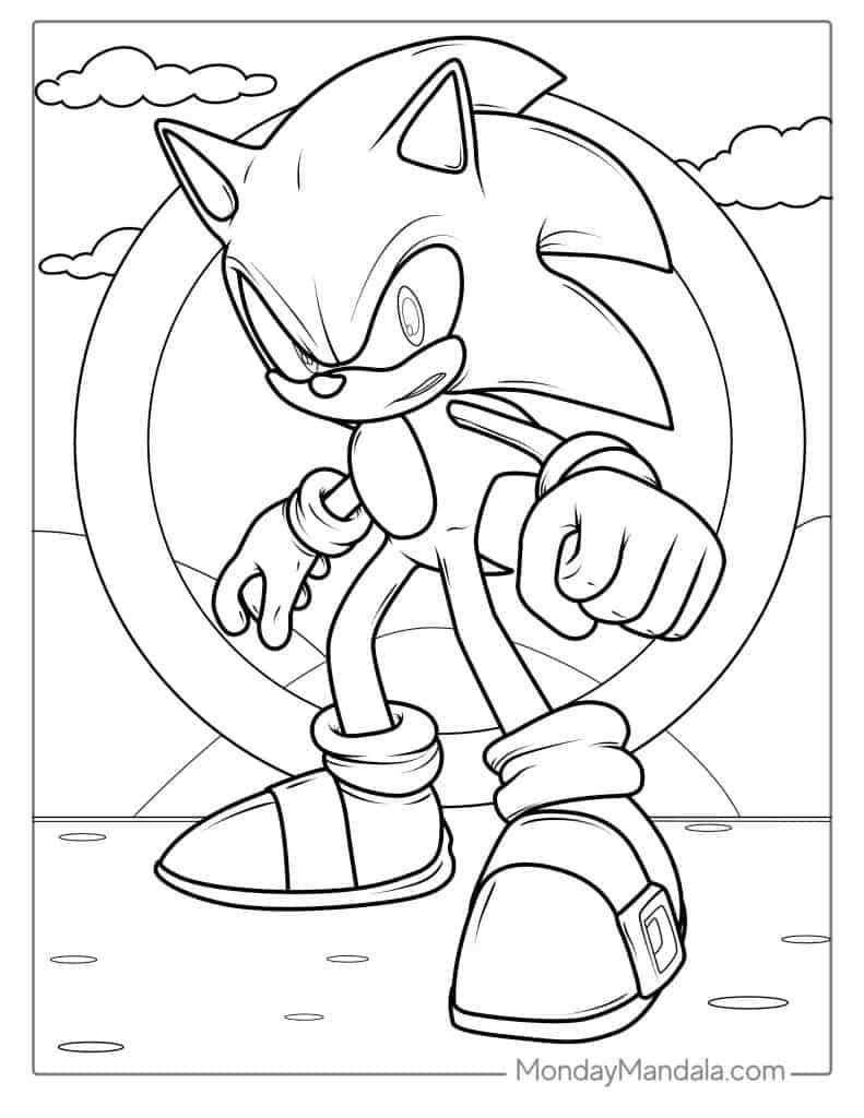 sonic the hedgehog printable coloring pages sonic the hedgehog printable coloring pages