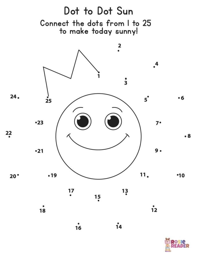 printable dot to dot