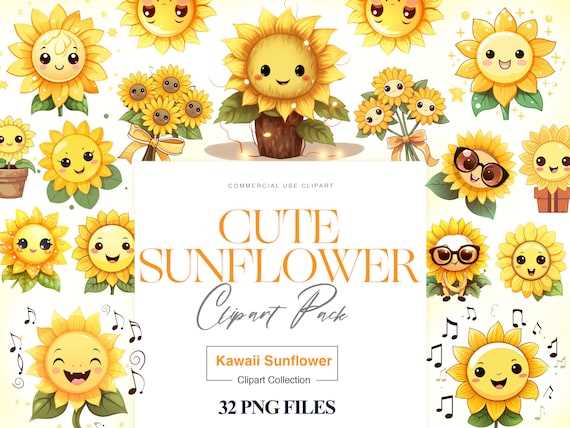 cute sunflower printable cute sunflower printable