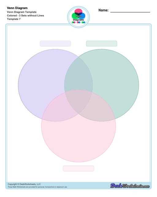 printable venn diagram with lines