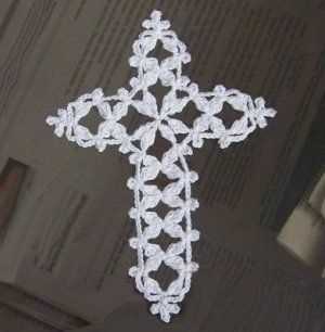 beginner free printable crochet cross bookmark patterns