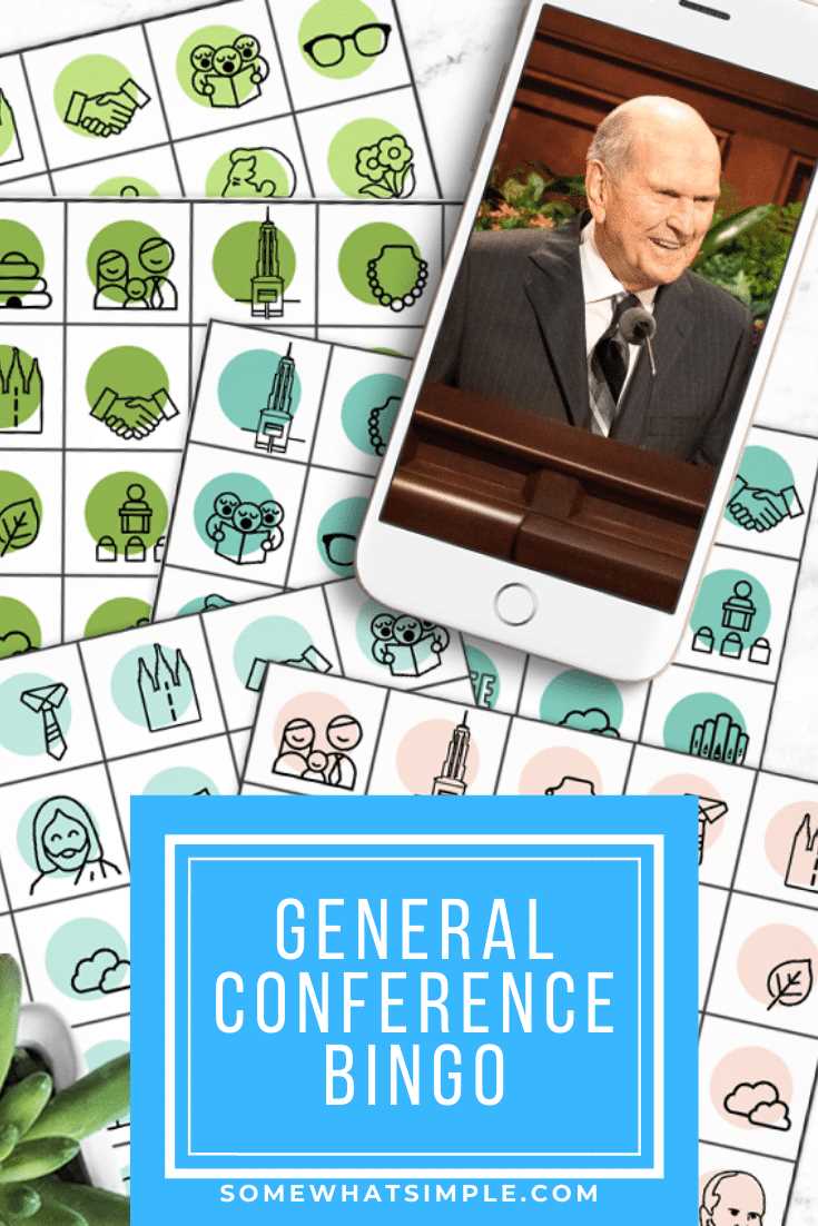 general conference bingo free printable general conference bingo free printable