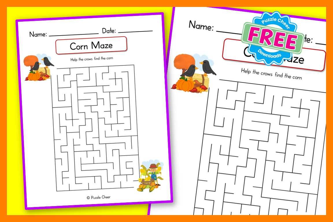 puzzle mazes printable