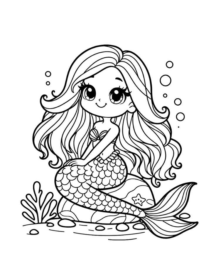printable colouring pages mermaid printable colouring pages mermaid