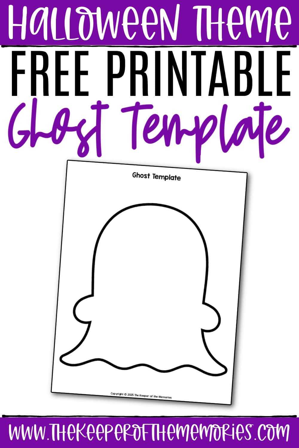 ghost cutout printable