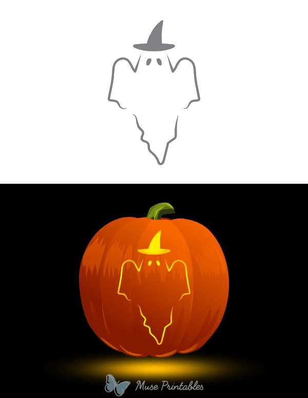 ghostface pumpkin stencil printable