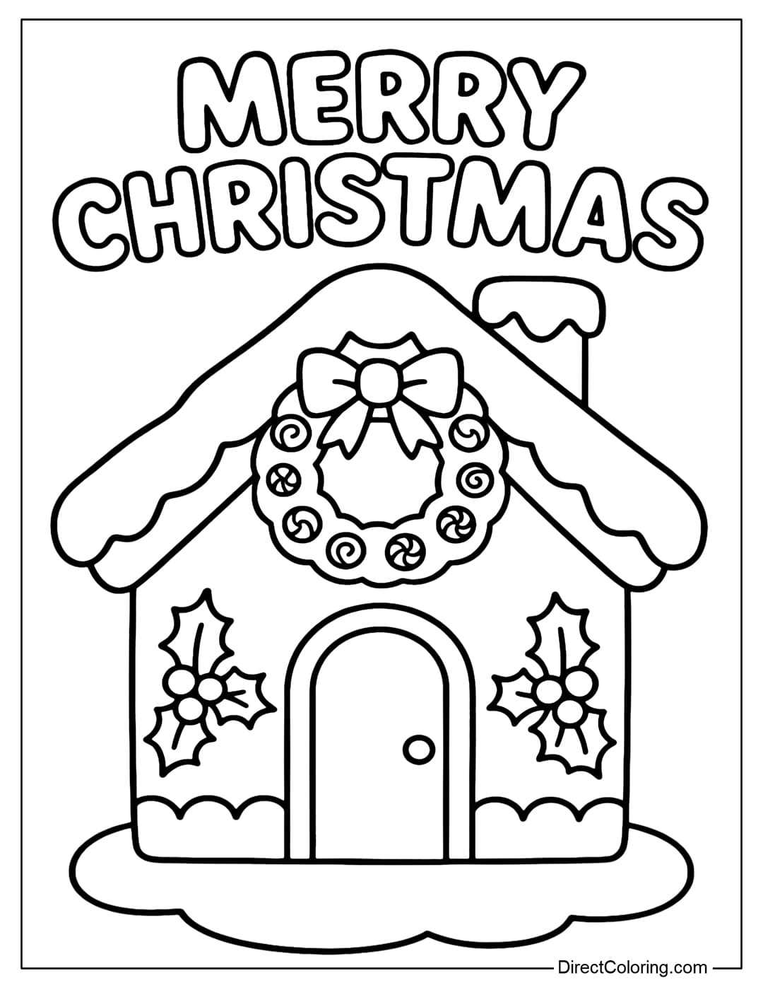 gingerbread house free printables