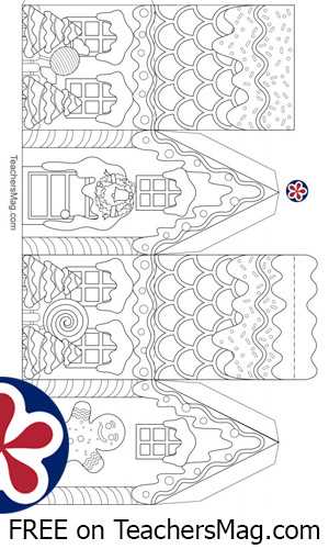 gingerbread house free printables