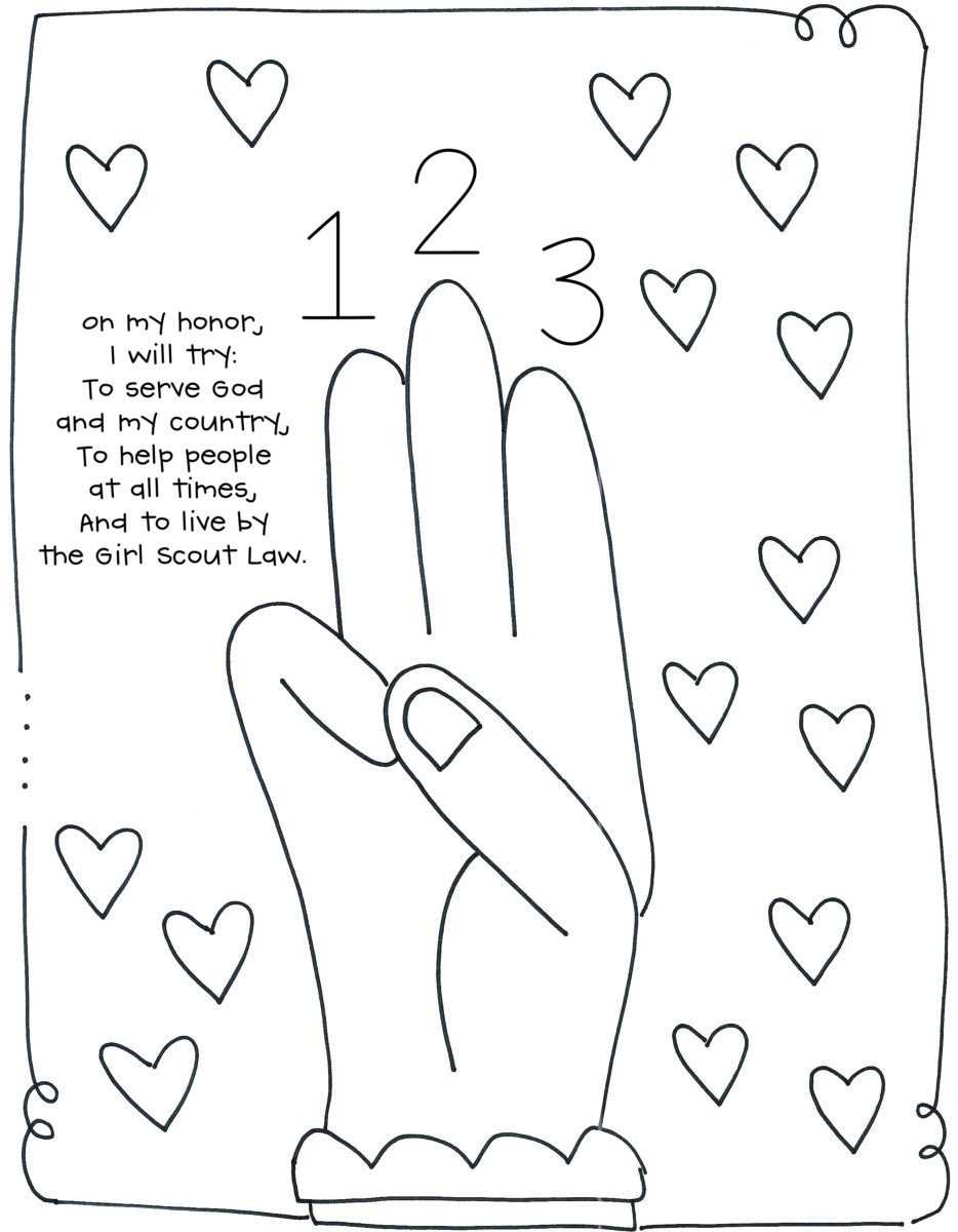 girl scout promise and law printable girl scout promise and law printable