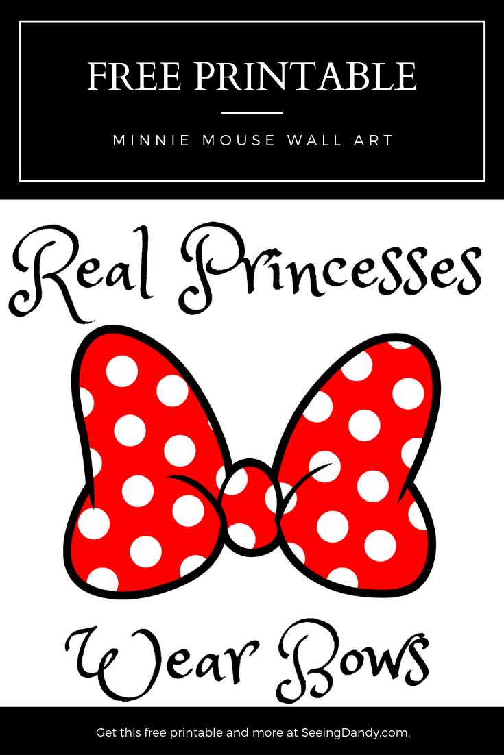 printable minnie mouse bow printable minnie mouse bow