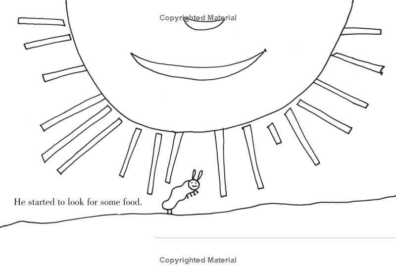 printable very hungry caterpillar coloring page