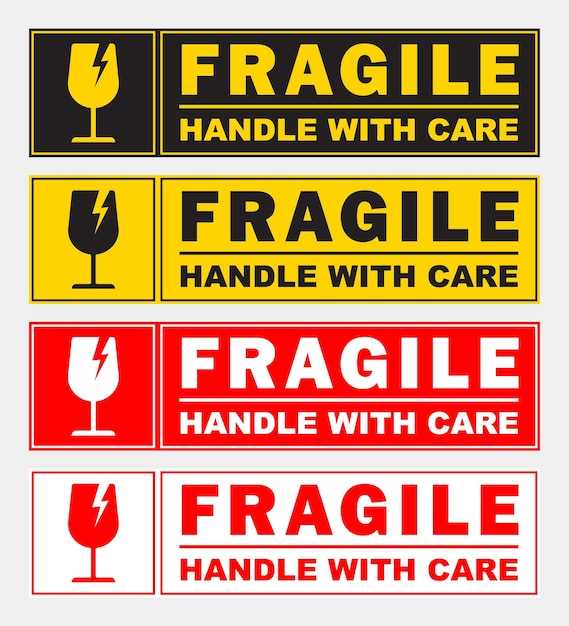 printable fragile sticker printable fragile sticker
