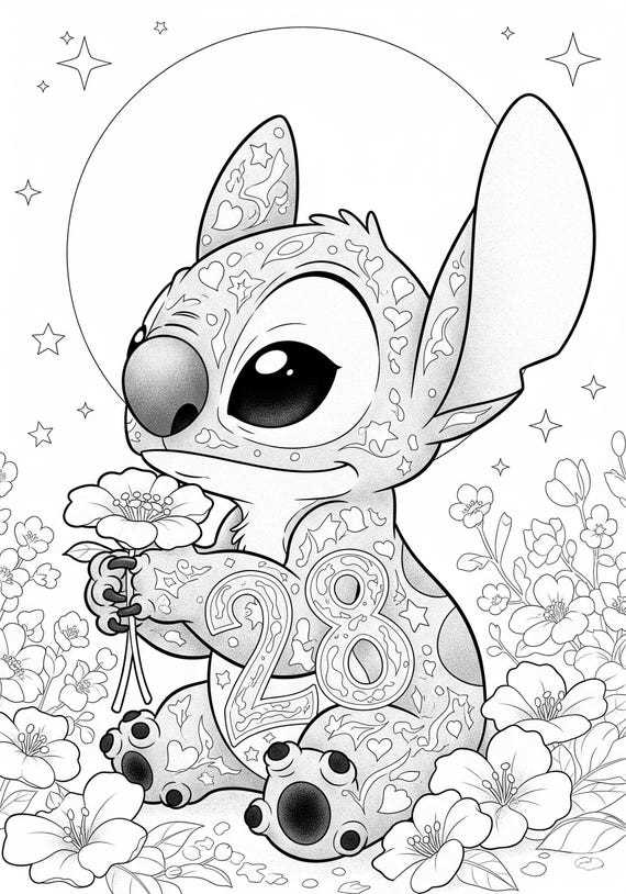 stitch color by number printable