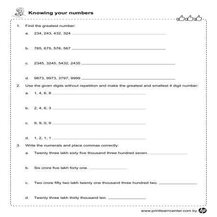 6th grade printable worksheets