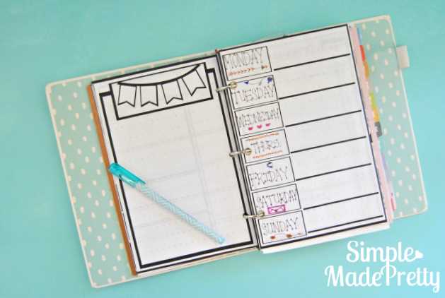 journal printable pages