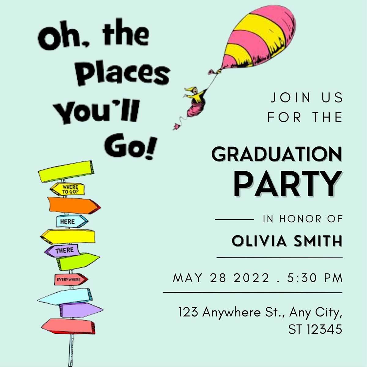 graduation printable oh the places you ll go quotes graduation printable oh the places you ll go quotes