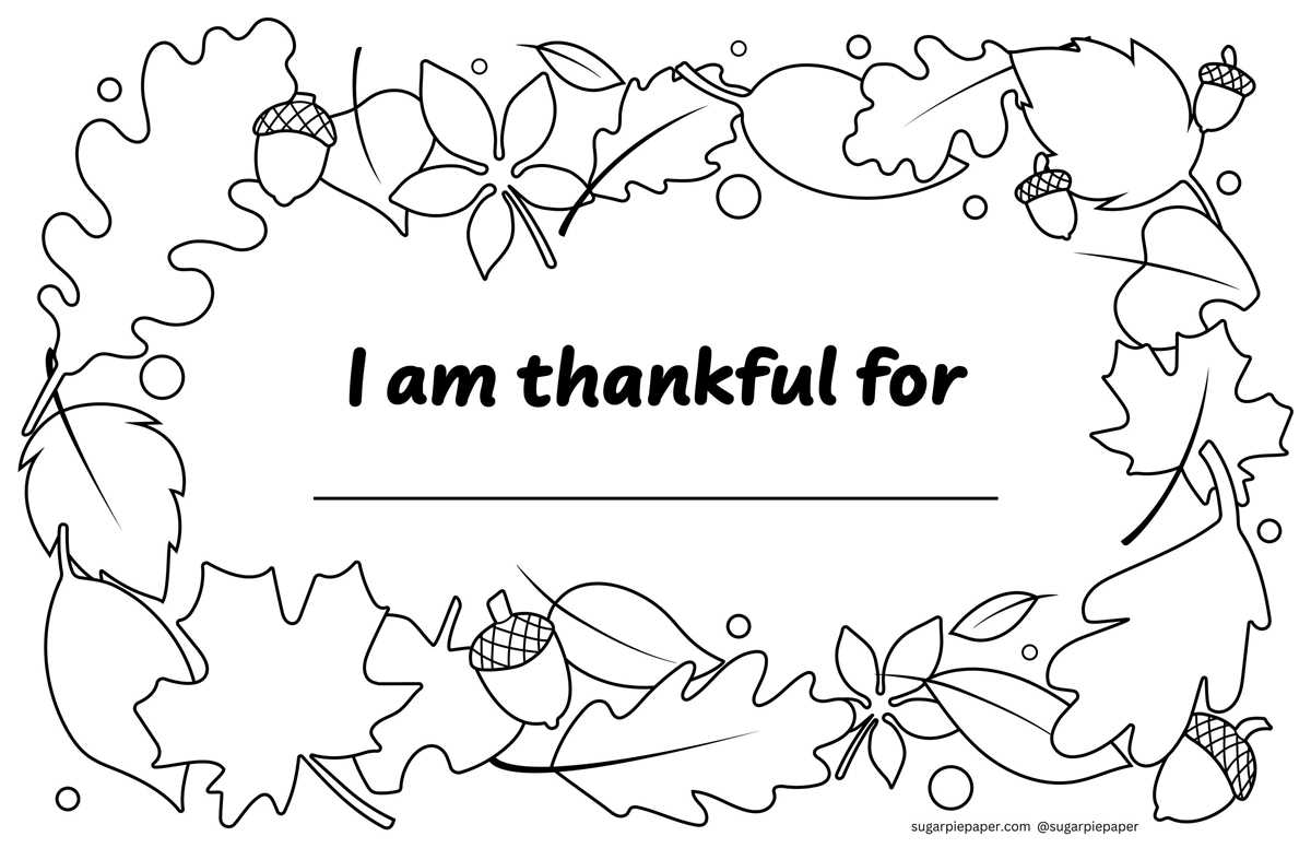 thanksgiving placemats coloring printables