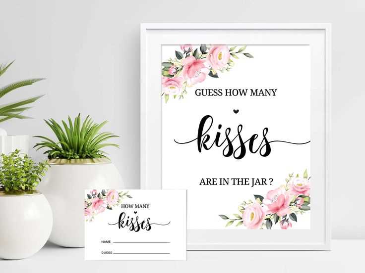 guess how many kisses in the jar free printable guess how many kisses in the jar free printable