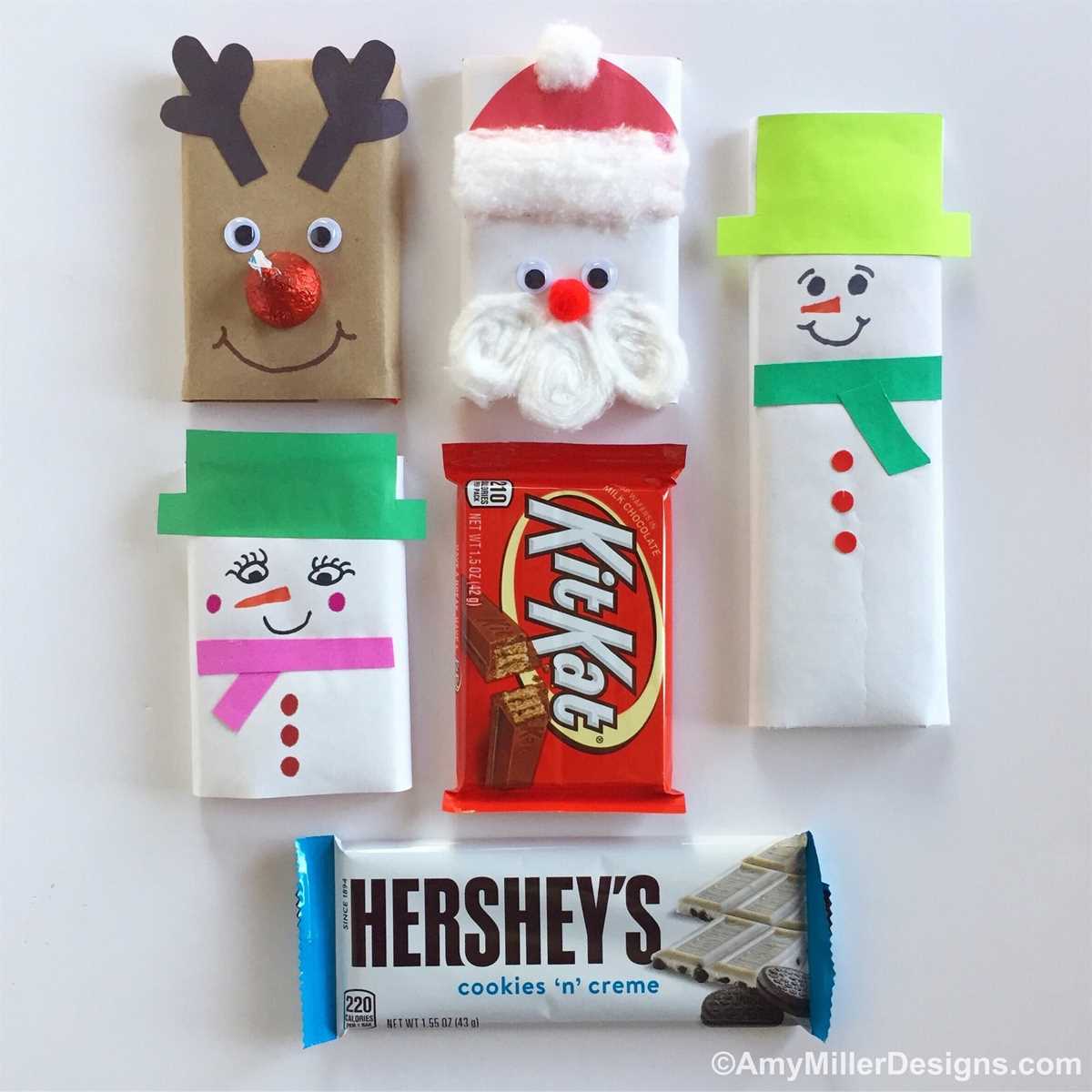 printable snowman candy bar wrapper template