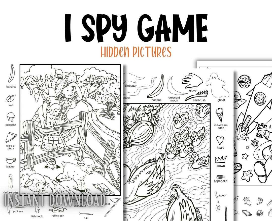 hidden object i spy printables for adults