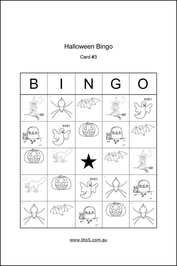 halloween bingo printable free