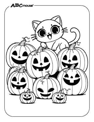 halloween colouring pages free printable