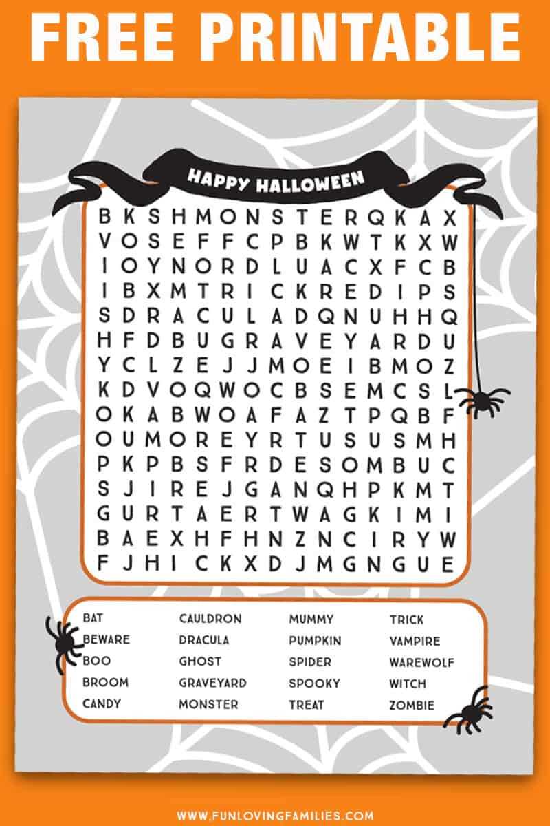 halloween word search printable free halloween word search printable free