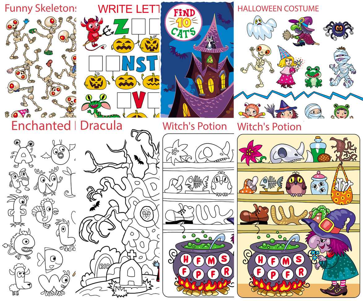 halloween worksheets printable