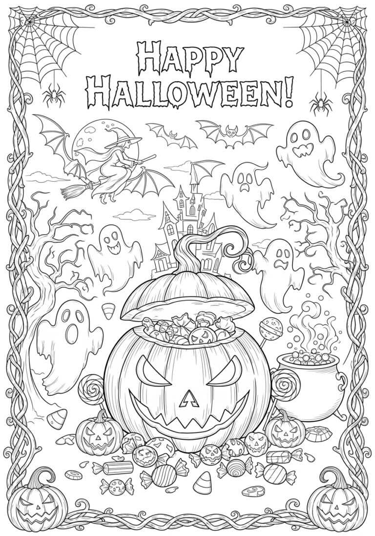 free halloween colouring pages printable free halloween colouring pages printable