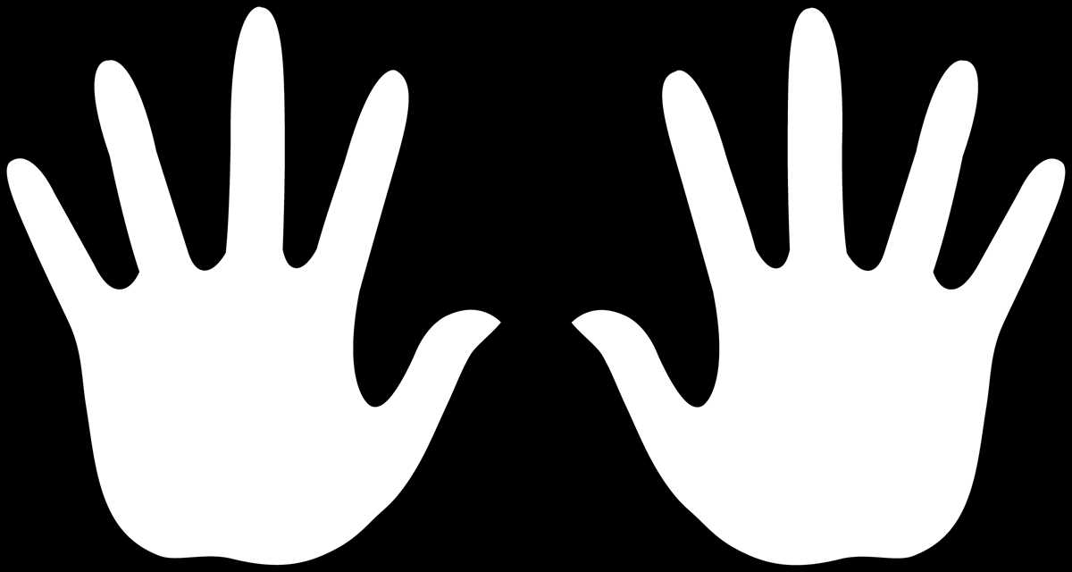 hand outline printable hand outline printable