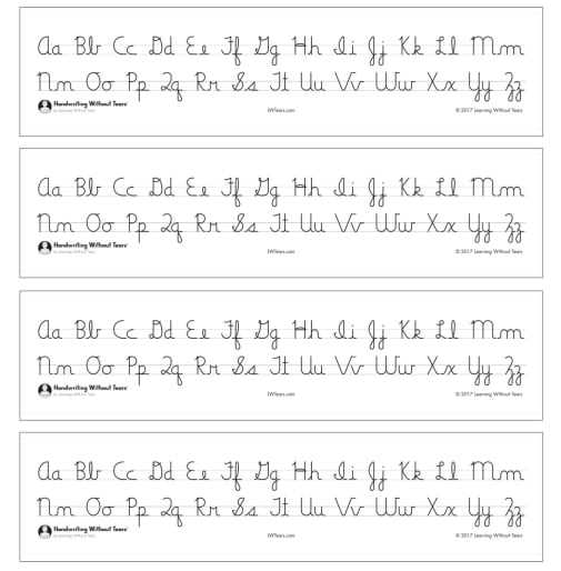 handwriting without tears alphabet printable handwriting without tears alphabet printable