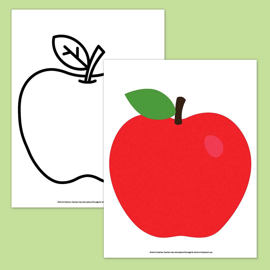 free printable apple templates